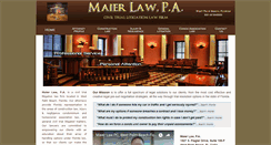 Desktop Screenshot of maierlawpa.com